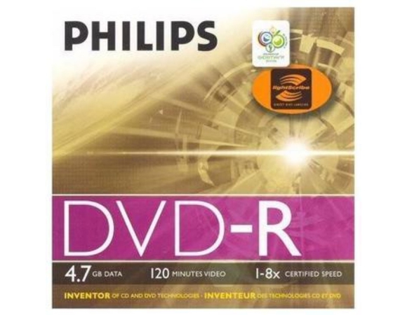 Philips Light Scribe DVD-R 16x 4.7 GB Jewel Case Pack