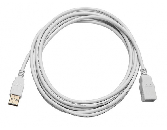 Extension Cable OMEGA AM-AF 5M White
