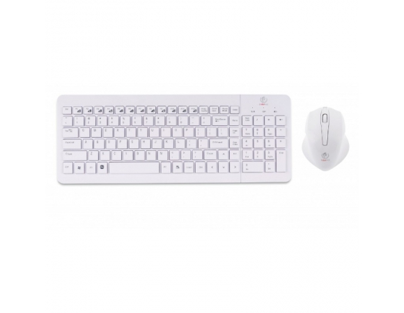 Keyboard Rebeltec Wireless White Pure