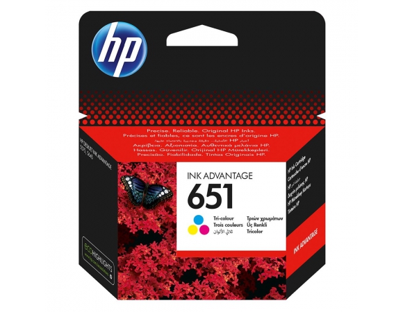 Μελάνι HP 651 Tri-Color (C2P11AE)