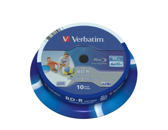 Verbatim BD-R 1-6x 25GB Printable Full Face (Τεμάχιο 1)