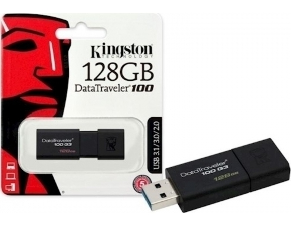Flash Drive KINGSTON DataTraveler 100 128GB USB 3.1