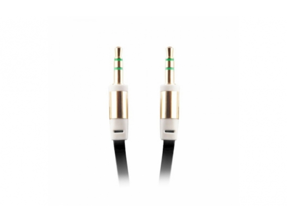 Cable OMEGA Audio  Jack 3,5MM to Jack 3,5 mm 1m Black