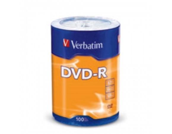 Verbatim DVD-R 16x 4,7GB Spindle 100