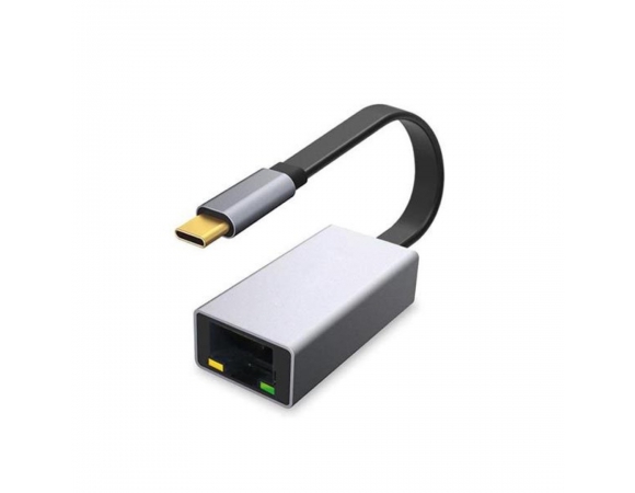 Ethernet Adapter PLATINET USB Type-C to RJ-45 up to 1000Mbps