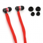 Earphones Freestyle Shoelace FH2112 Red