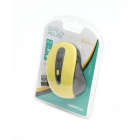 Mouse Omega Wireless 800-1200-1600 DPI Black/Yellow