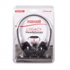 Headphones Maxell HP-360 Midsize Legacy Mic Black