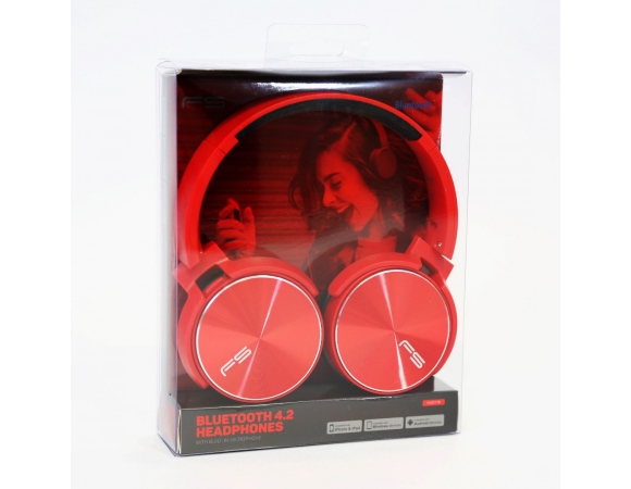 Headphones FREESTYLE FH-0917 With Mic Red