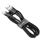 USB Cable Baseus Lightning 8-Pin Cafule Gray-Black 2A 3m