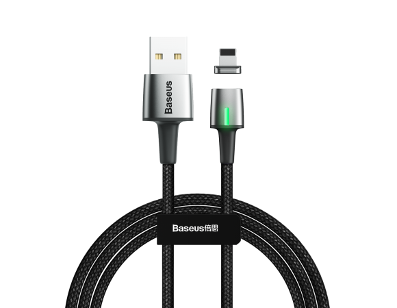 USB Cable Baseus Zinc Magnetic 8-Pin 1,5A Black
