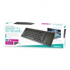 Keyboard Wireless US OMEGA For Smart TV Black + Touchpad