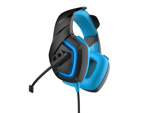Headset OMEGA VARR Pro-Gaming Stereo HI-FI Mic LED Blacklight  Blue OVH5050BL