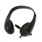 Headset Freestyle HI-FI Stereo + MIC + Adapter 2-1 FH4008 Black [42675]