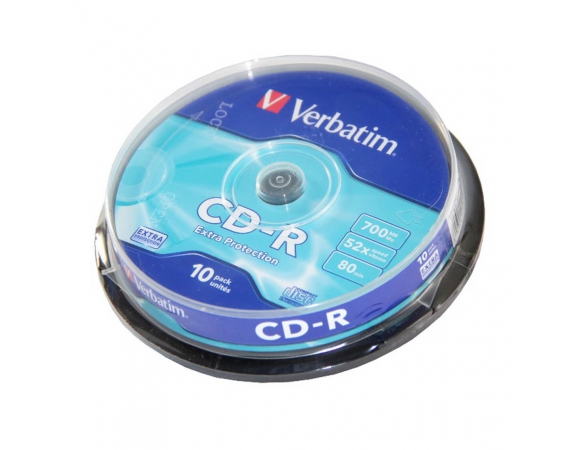 Verbatim CD-R 700MB 52x CakeBox10