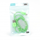 USB Cable Omega PVC Micro-USB & Data Poly Cable 1m Green