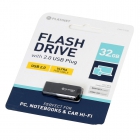Flash Drive Platinet 32GB F-Depo USB 2.0 Waterproof Black