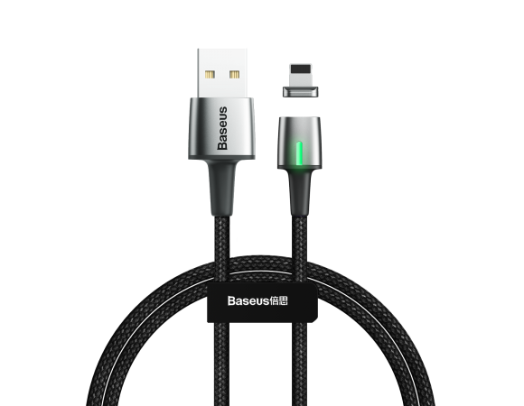 USB Cable Baseus Magnetic Lightning 2,4A 1m Black