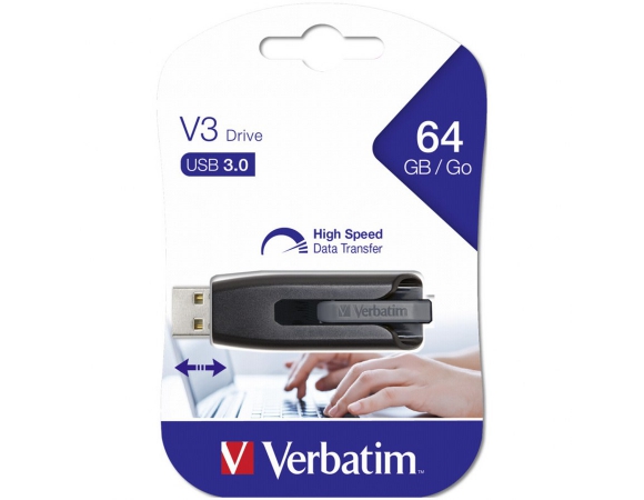 Flash Drive Verbatim V3 64GB USB 3.0 Store