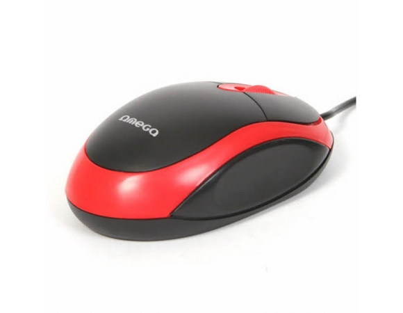 Mouse Omega OM-06VR 1200 DPI Value Line Black/Red