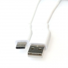 USB Cable Omega Baja PVC Type-C 1A 1m White