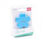 HUB Omega USB 2.0 4 Port Star Blue