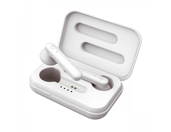 Earphones Platinet Bluetooth V5.0 Sport + Charging Station Aura White