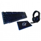 Gaming 4in1 Set Rebeltec Mouse/Mousepad/Headset/Keyboard  Sherman
