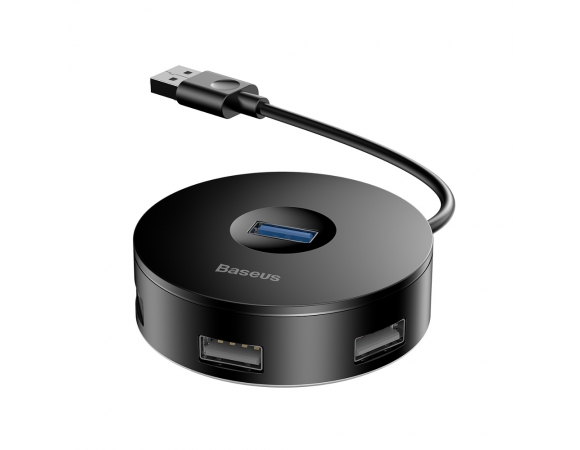 Hub Adapter Baseus USB 3,0 to 4 x USB Black