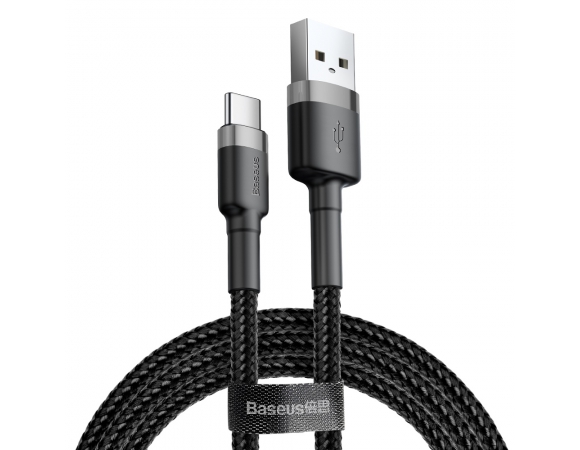 USB Cable Baseus Type-C Cafule Gray-Black 2Α 2m
