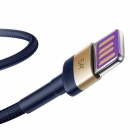 USB Cable HW QC Baseus Type-C 40W 1m Gold-Blue