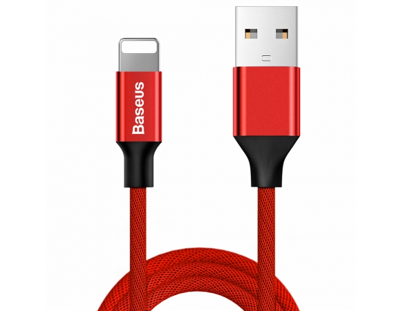 USB Cable Baseus Lighting Yiven 1,8m Red 2A