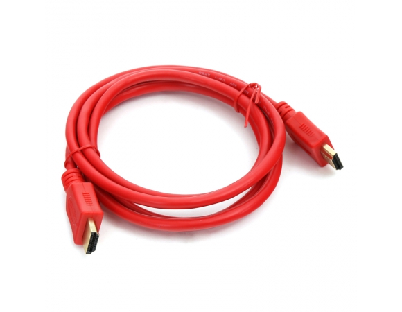 Cable HDMI Omega V1.4 Red 1.5M Bulk