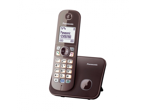Ασύρματο Τηλέφωνο Panasonic KX-TG6811GA Mocca-Brown
