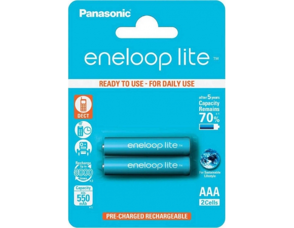Battery Panasonic Eneloop Lite AA 550mAh 2pcs