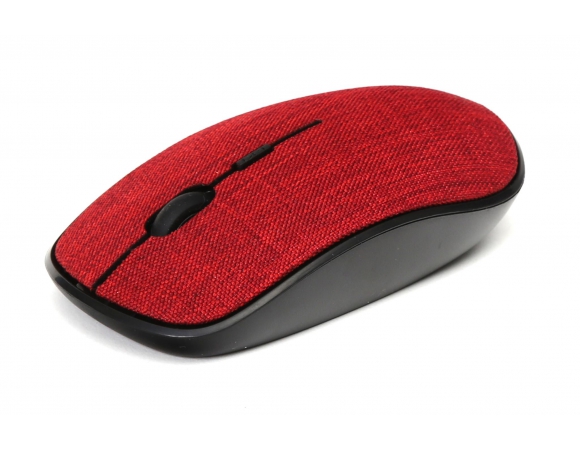 Mouse Omega Wireless 2,4GHz OM-0431W 1000/1200 / 1600DPI Fabric Brainded Red