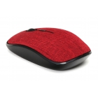 Mouse Omega Wireless 2,4GHz OM-0431W 1000/1200 / 1600DPI Fabric Brainded Red
