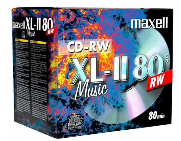 Maxell 80min Audio CD-RW Jewel.Case (1 Τεμάχιο)