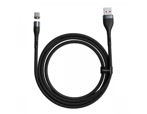 USB Cable Baseus Magnetic Type-C 5A 1m Gray-Black