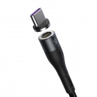 USB Cable Baseus Magnetic Type-C 5A 1m Gray-Black