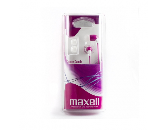 Maxell Colour Canalz Earphone Pink