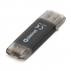 Flash Drive Platinet USB 3.0 + Type-C 128GB Black
