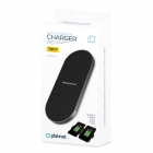 Wireless Charger Platinet QI Duo 2x10W Type-C Black