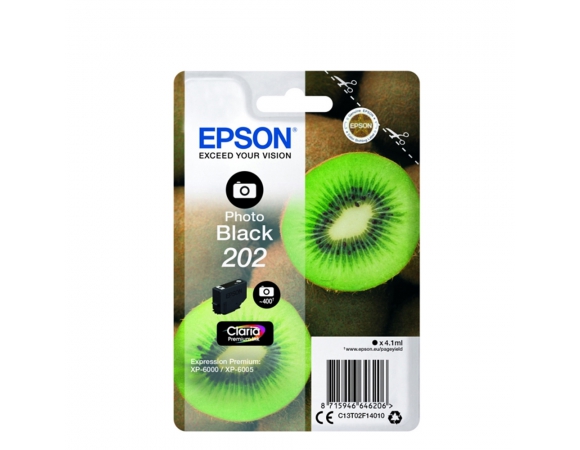Μελάνι Epson 202 Photo Black (C13T02F14010)