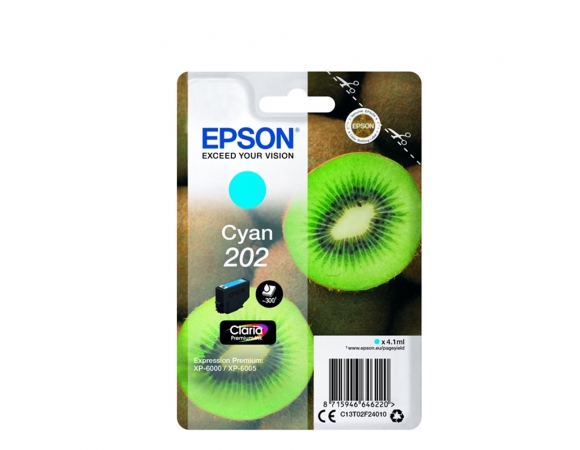 Μελάνι Epson 202 Cyan (C13T02F24010)