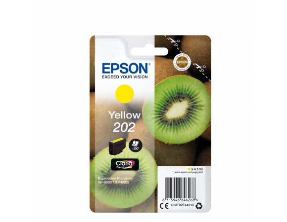 Μελάνι Epson 202 Yellow (C13T02F44010)