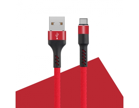 USB Cable Maxlife Type-C Red