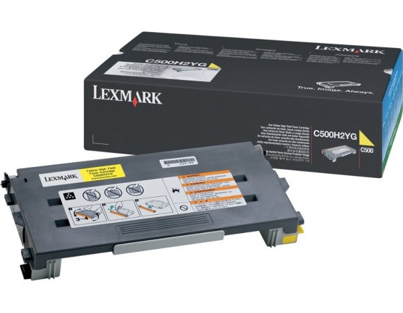 Toner Lexmark C500H2YG Yellow 3K