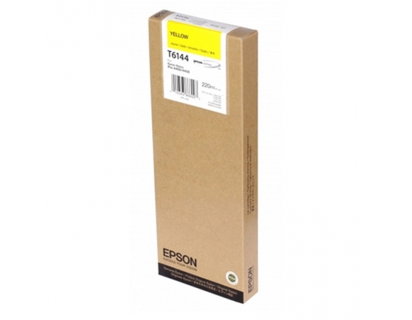 Μελάνι Epson T6144 Yellow 220ml (C13T614400)