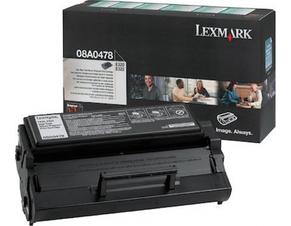 Toner Lexmark 08A0478 Black 6K